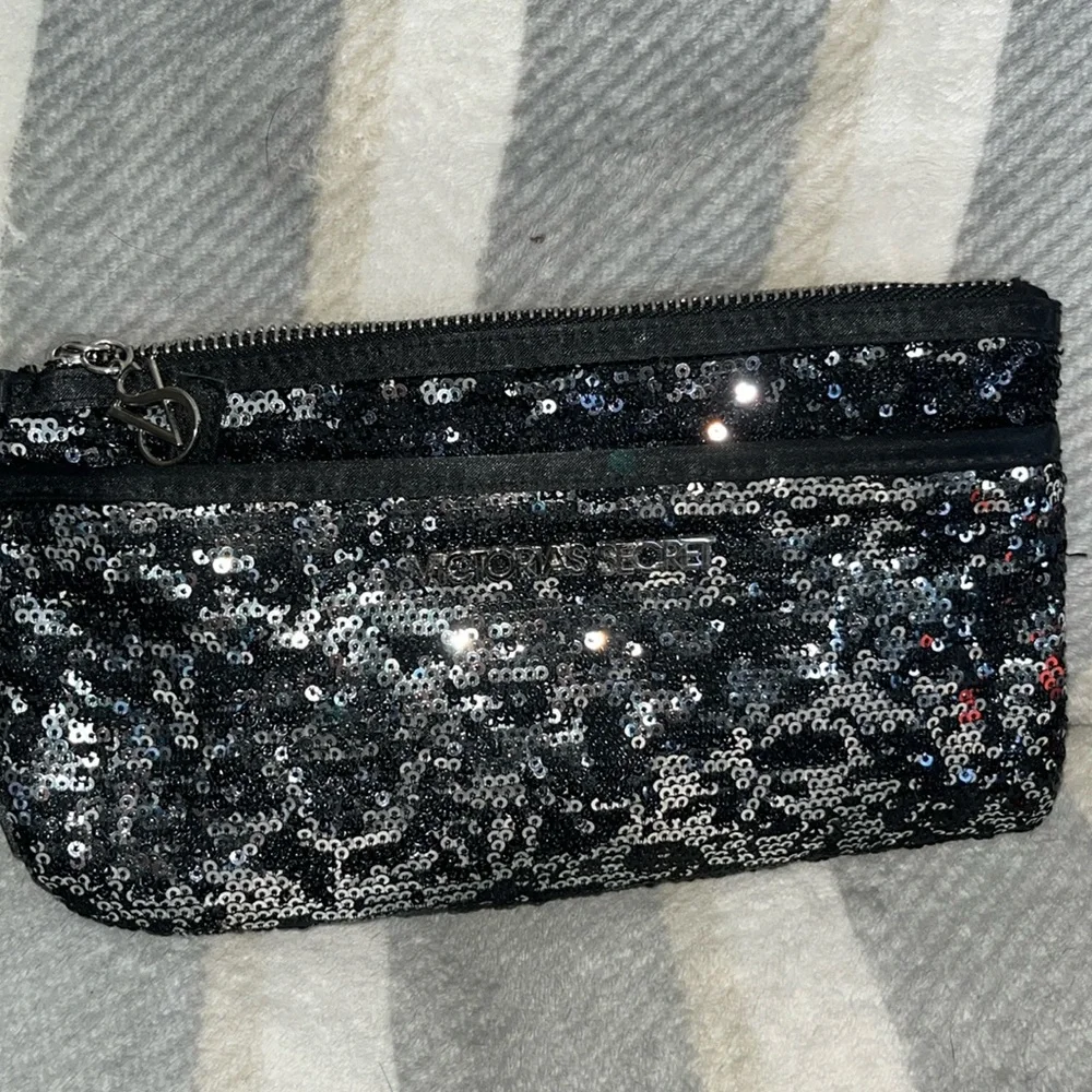 Victoria Secret Sequins and Silk Bag NWOT